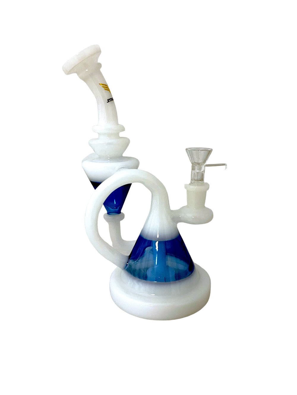 9420-9" Hour Glass Recycler Water Pipe