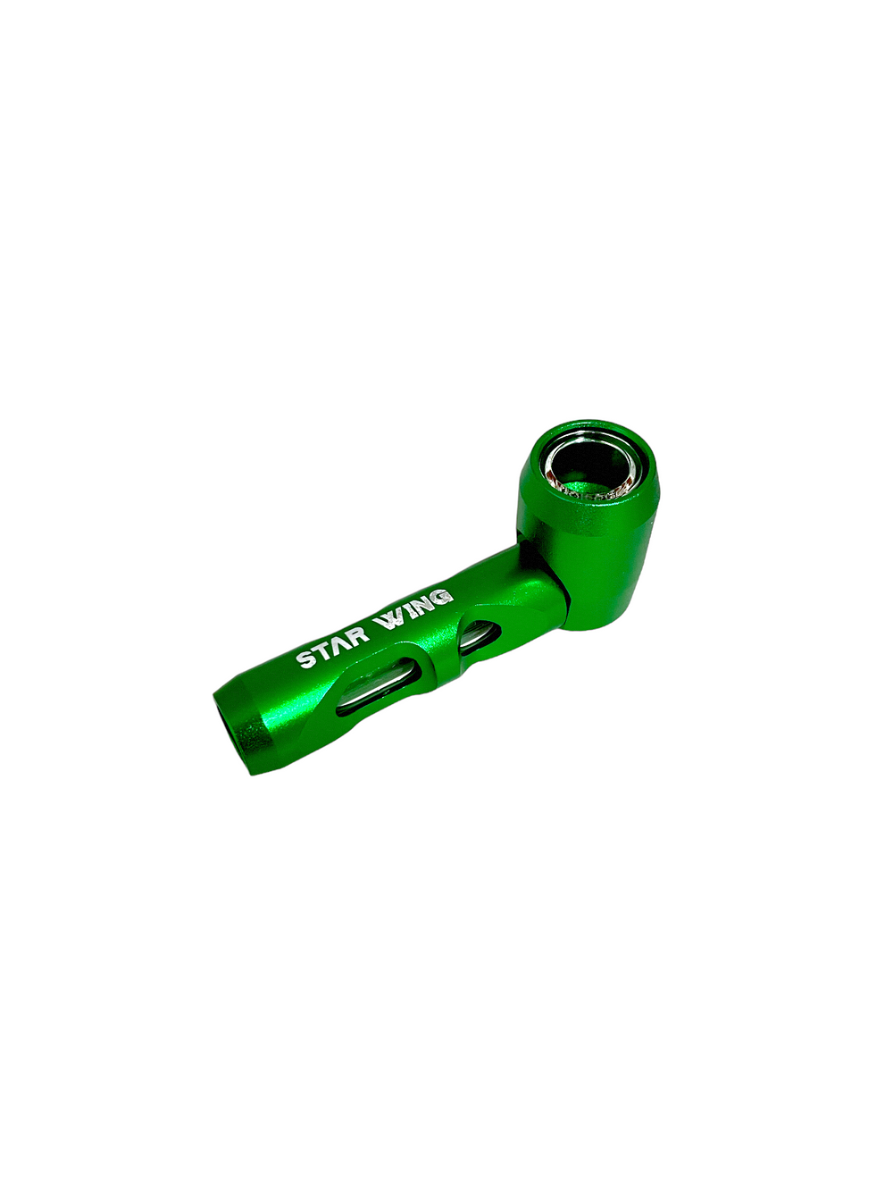 4" Star Wing Aluminum-Glass Hand Pipe (5CT)