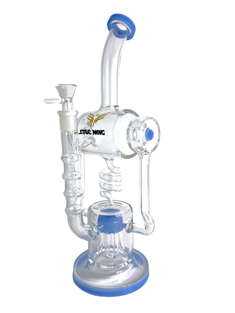 15" Double Recycler Water Pipe