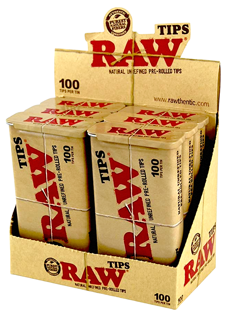 Raw Tips in Tin 100/Tin