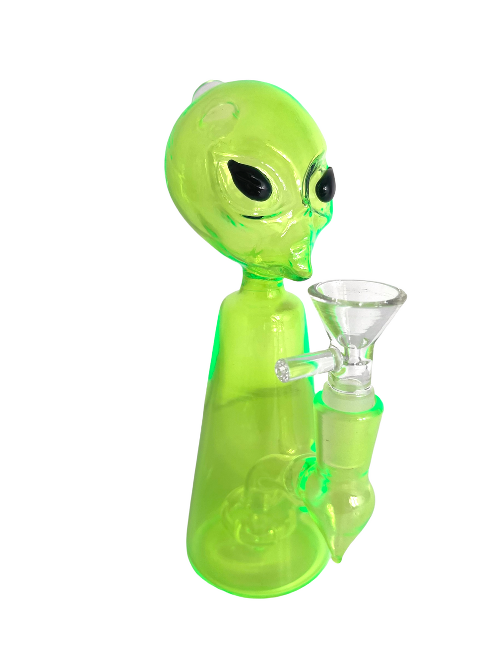 7" Alien Head Uv Reactive Water Pipe