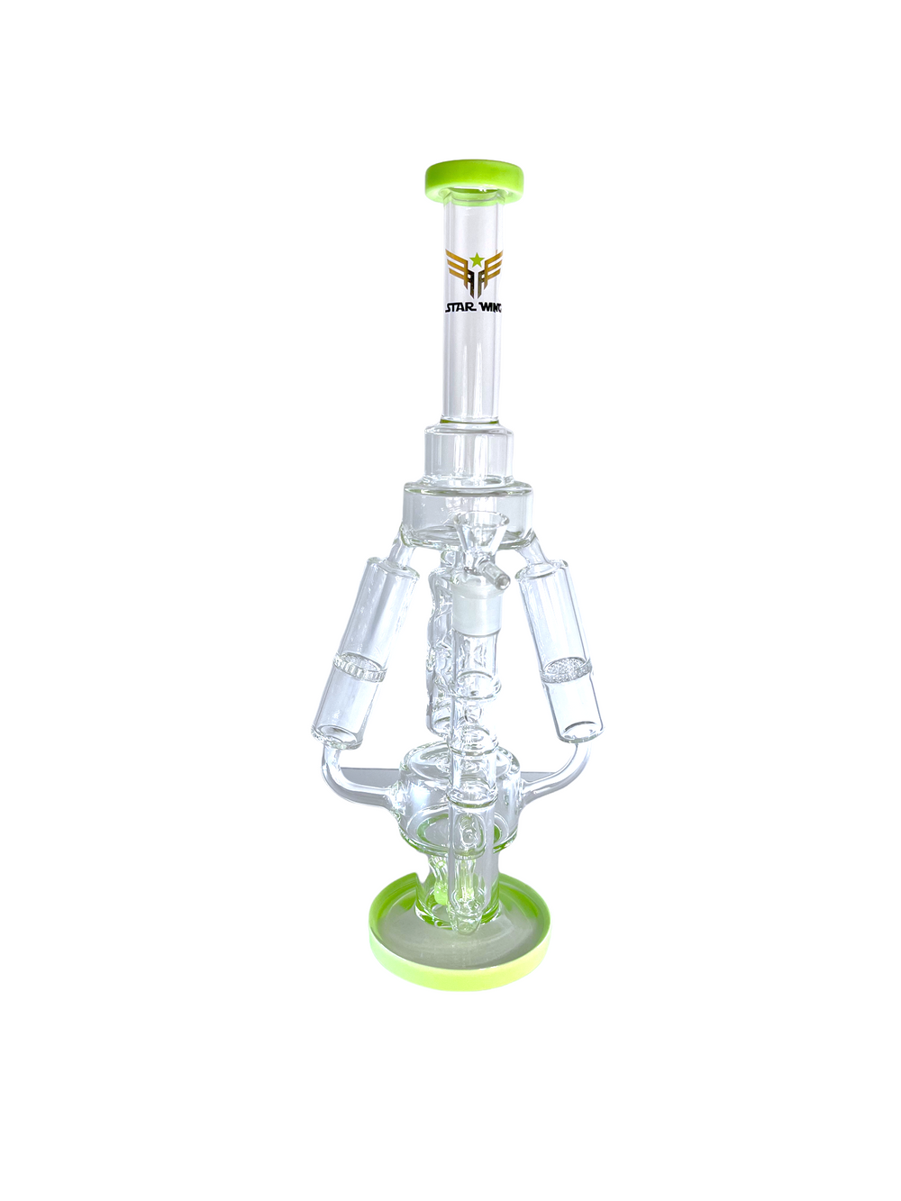 18" Triple Recycler Water Pipe