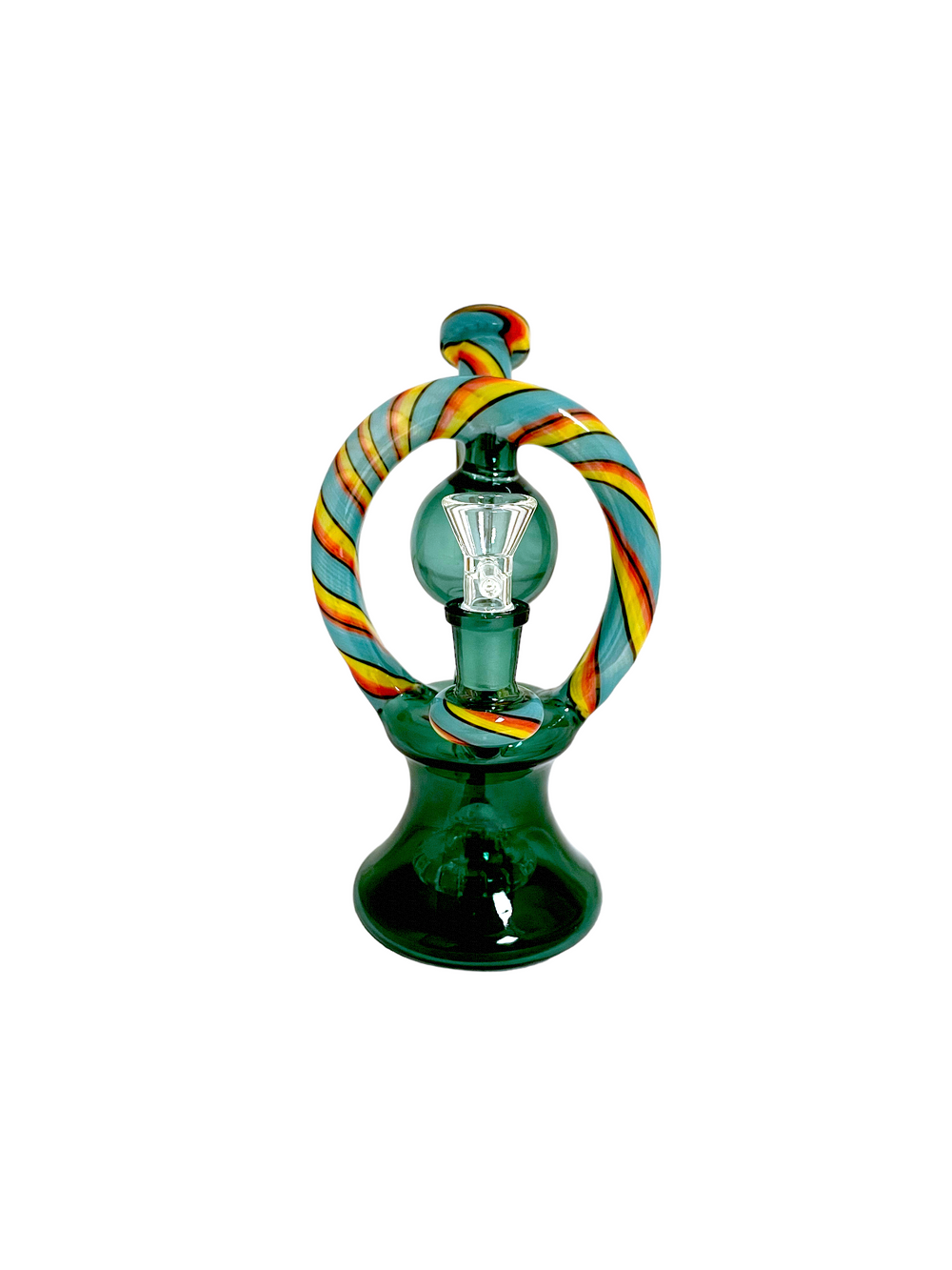 9" Circle Striped Recycler