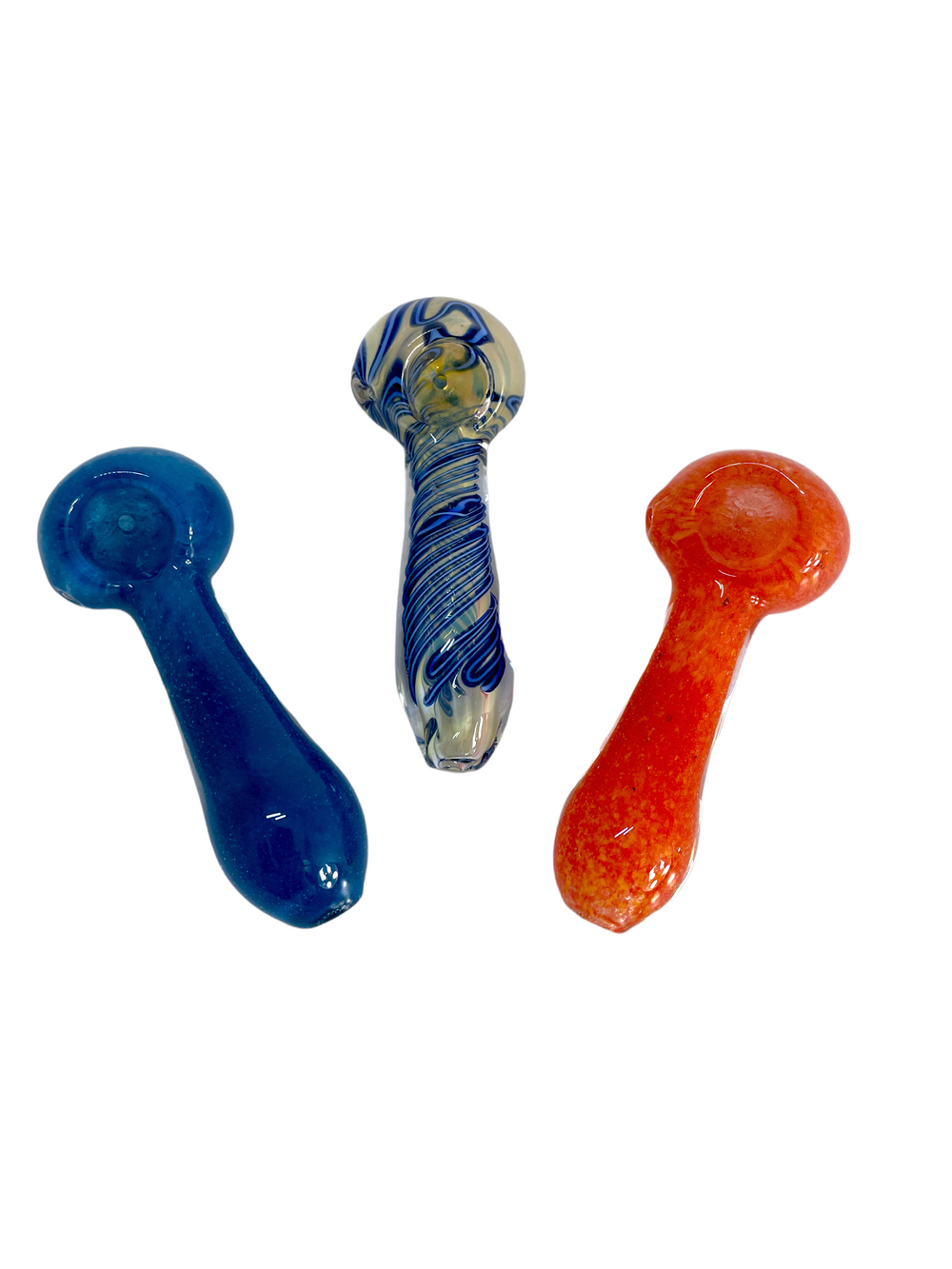 3.5" Fumed Inside out Glass Hand Pipe (10CT)