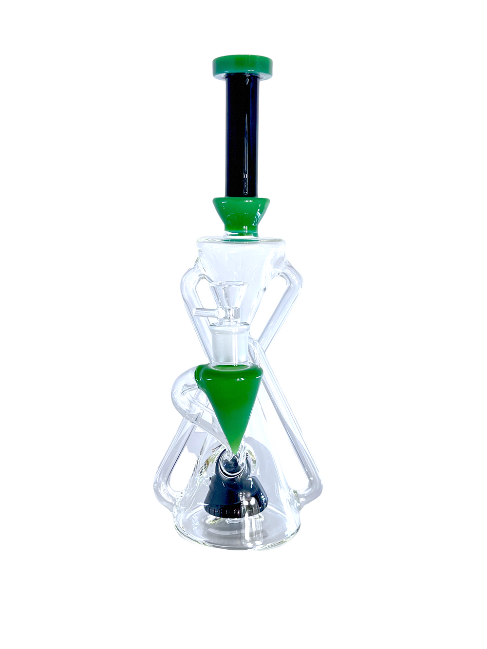 14" Pyramid Recycler Water Pipe