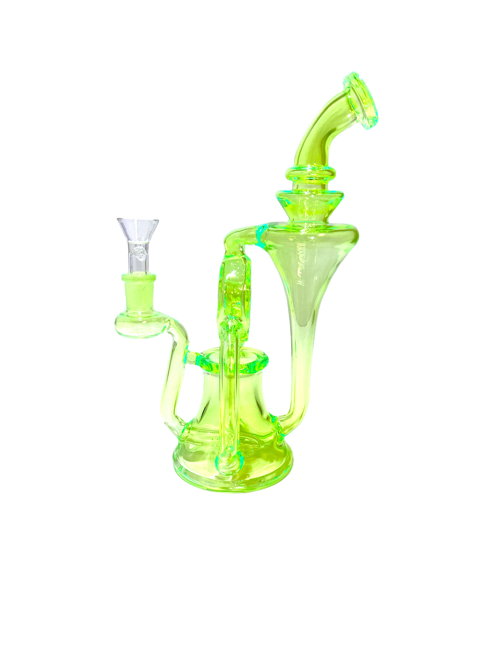 11" Neon Colorful Recycler-GN
