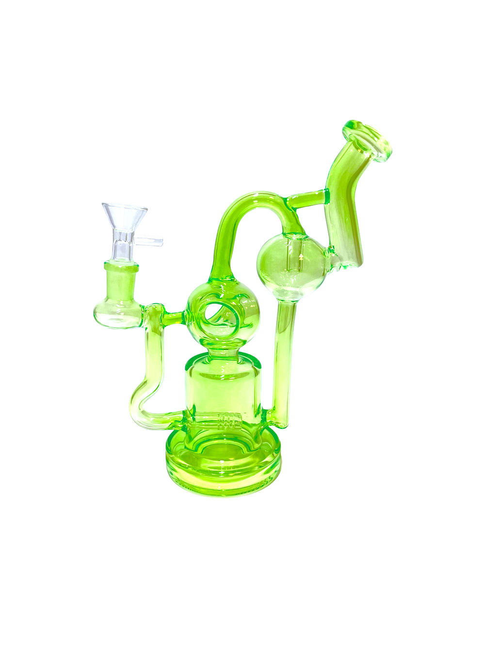 10" Neon Colorful Recycler-GN
