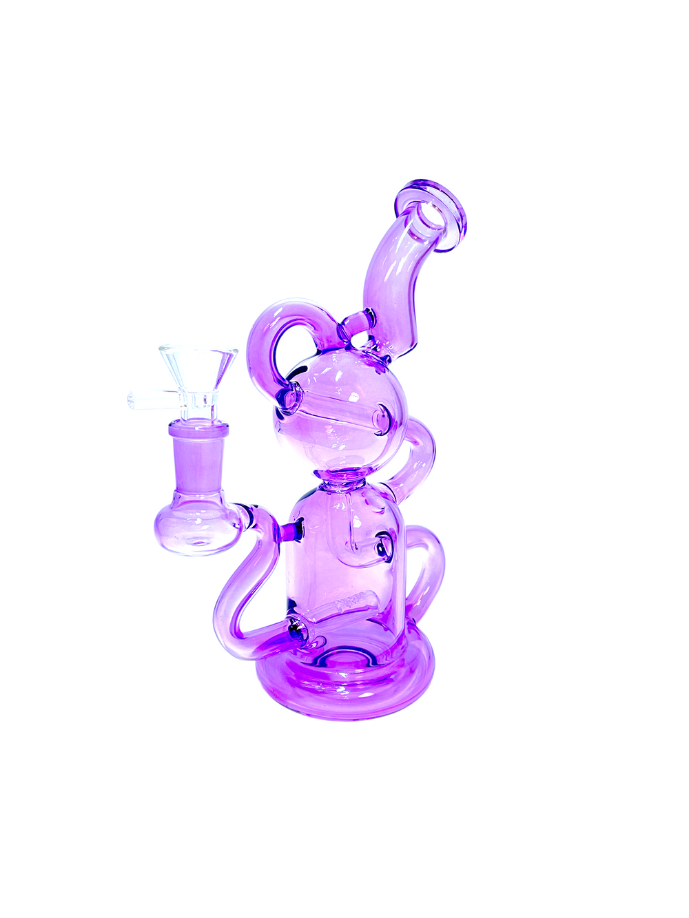9" Neon Colorful Recycler-PL
