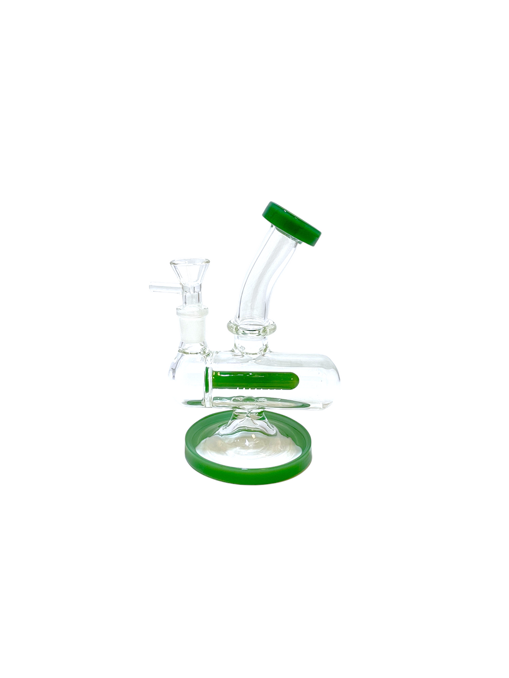 7" Parallel Percolator Water Pipe-GN
