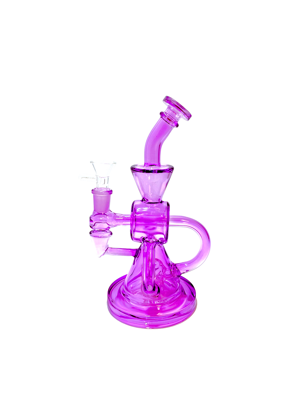 9" Neon Cylindrical Recycler-PL