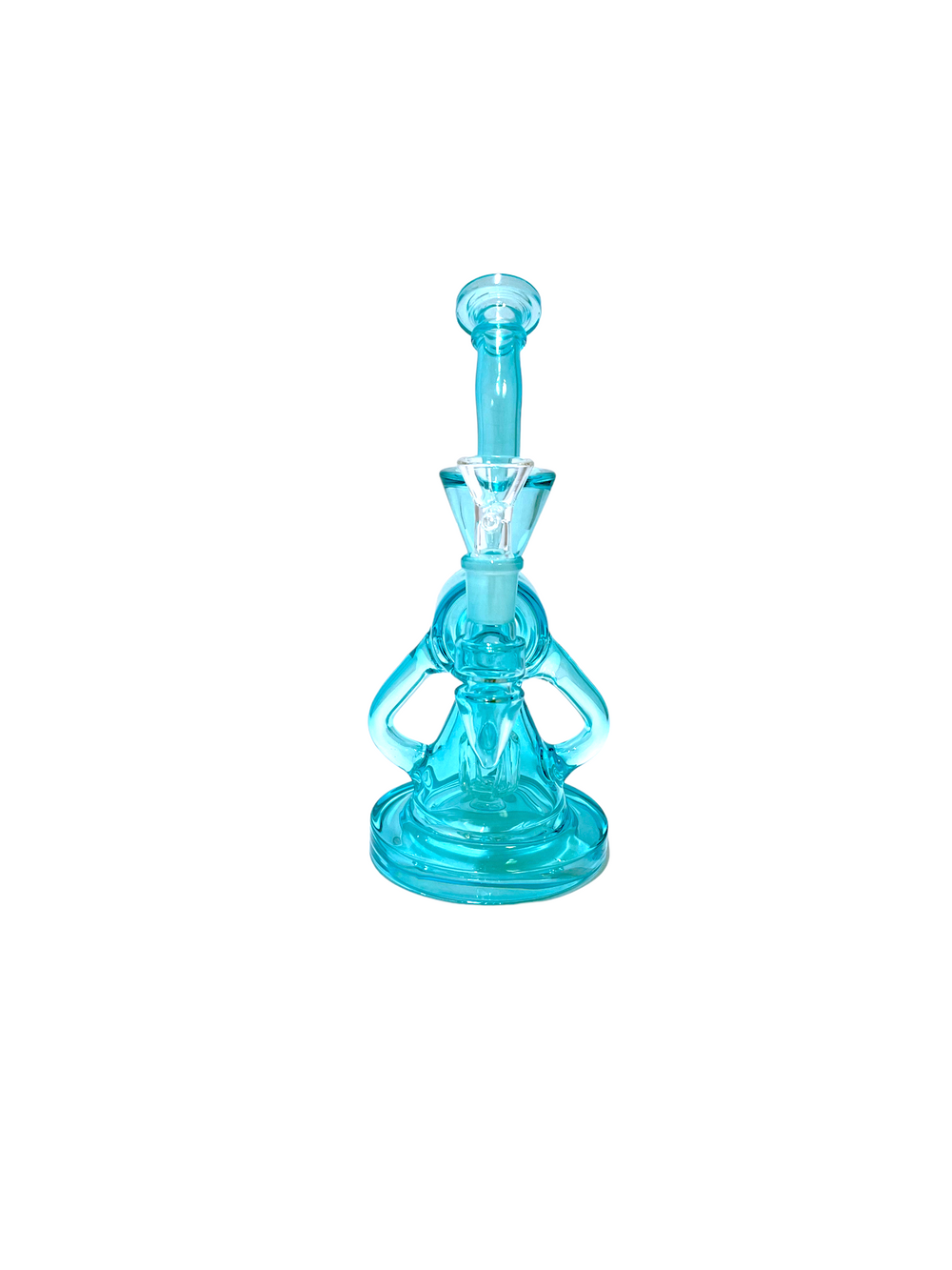 9" Neon Cylindrical Recycler-BL