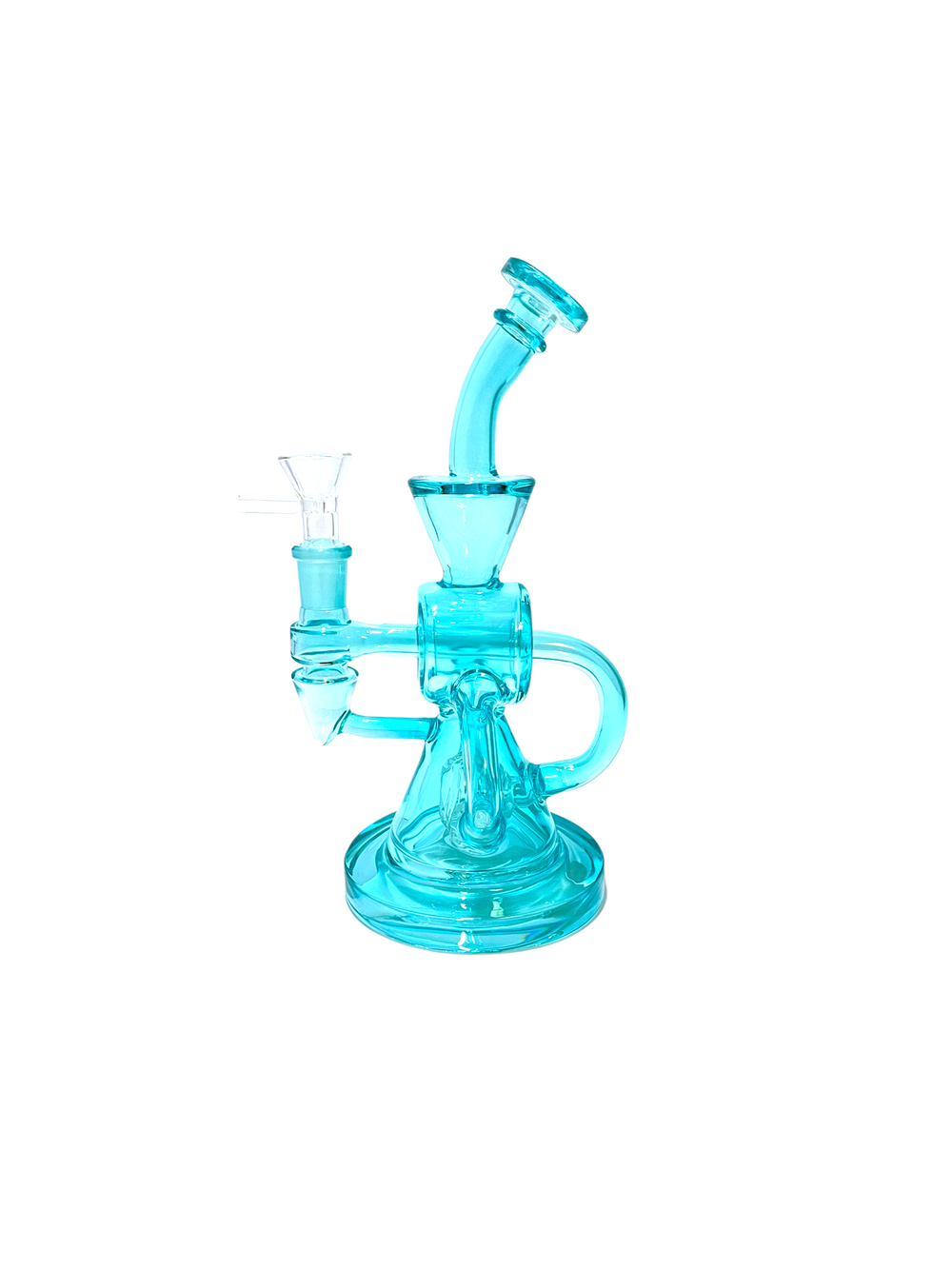 9" Neon Cylindrical Recycler-BL