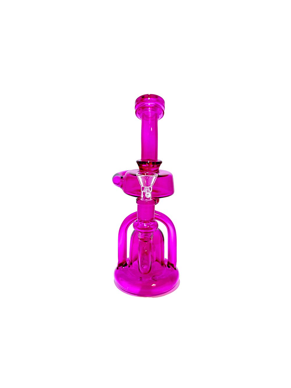 10" Neon Arch Colorful Recycler Dab Rig-PL