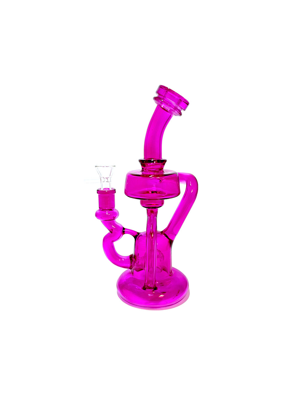 10" Neon Arch Colorful Recycler Dab Rig-PL