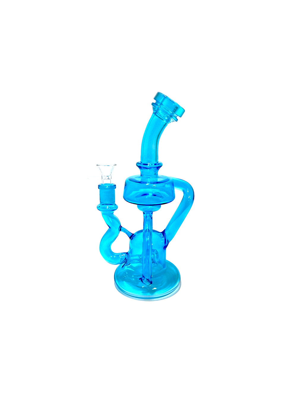 10" Neon Arch Colorful Recycler Dab Rig-BL
