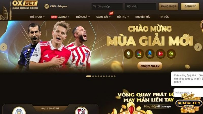 Các trò chơi hiện đang có tại OXBET