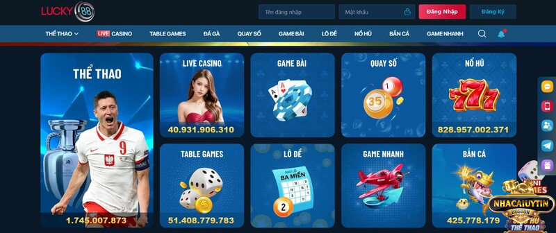 Tỷ lệ trả thưởng cao, hấp dẫn tại Lucky88 