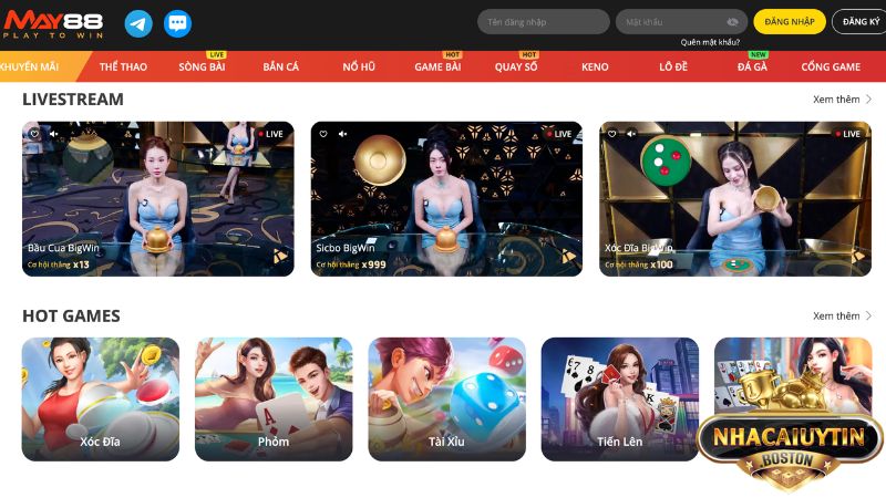 May88 tại Việt Nam là nhà cái trực tuyến nổi bật