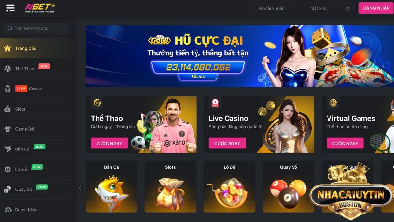 Nbet - Nhà cái đa nền tảng, đổi thưởng uy tín hàng đầu