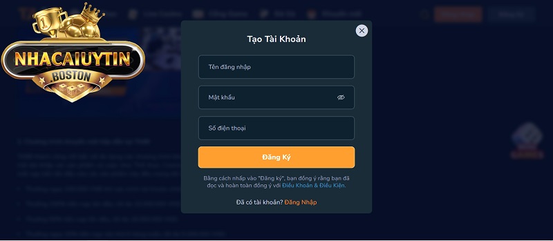 Ta88 tối ưu thao tác đăng ký tài khoản cho tân thủ