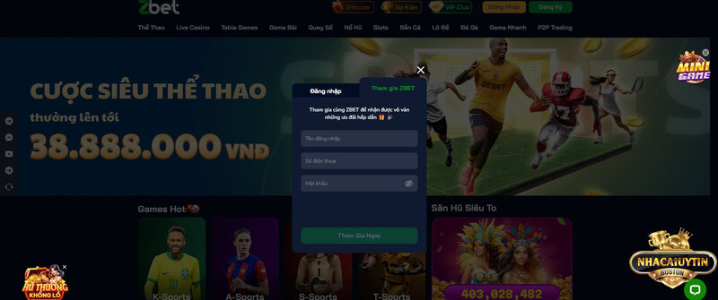 Hướng dẫn quy trình đăng ký cá cược tại Zbet